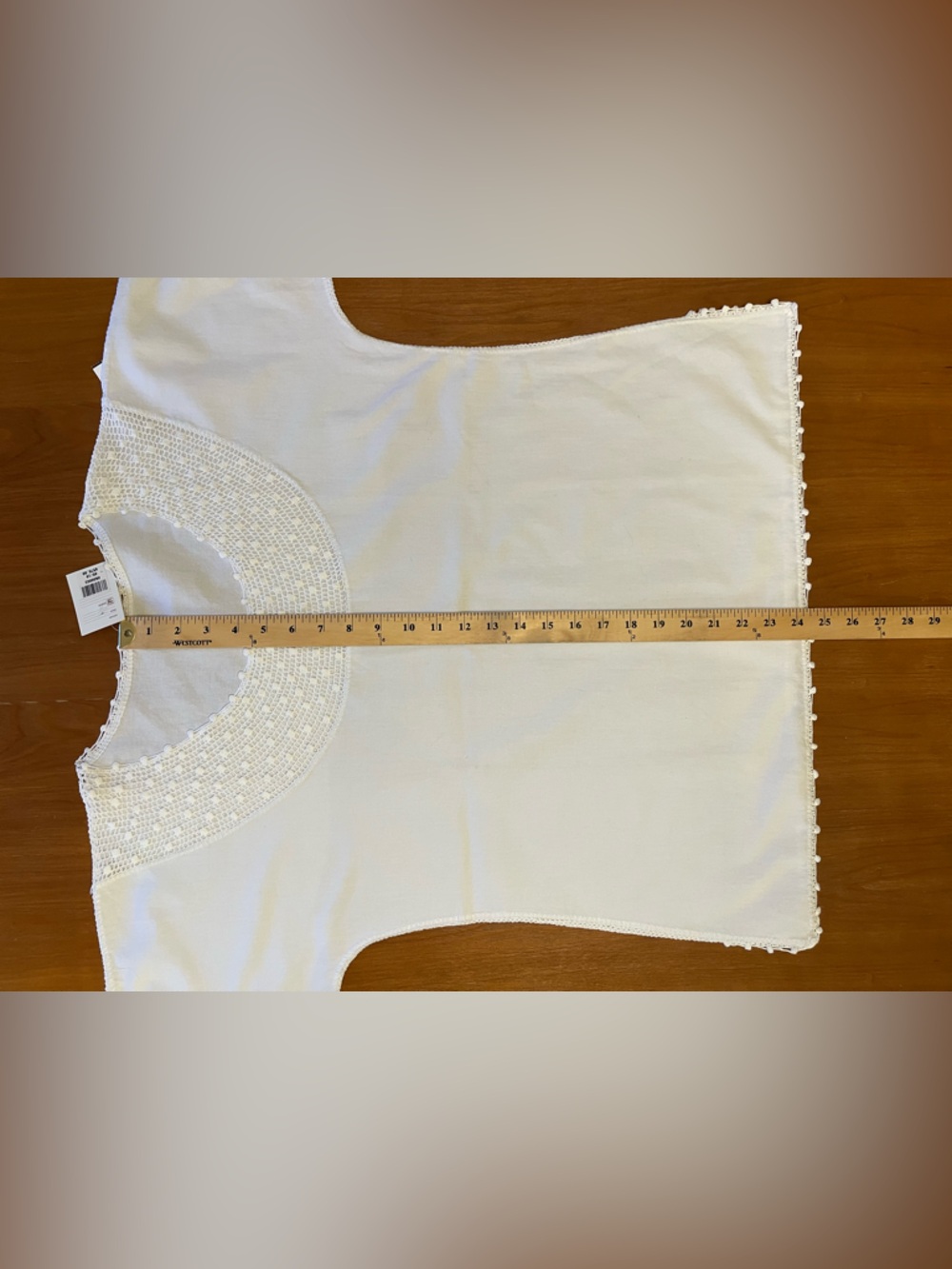 Huitzache / Huizache • Handmade Oaxacan Blouse • Crochet Yoke Boho Folk Top - Picture 8 of 12